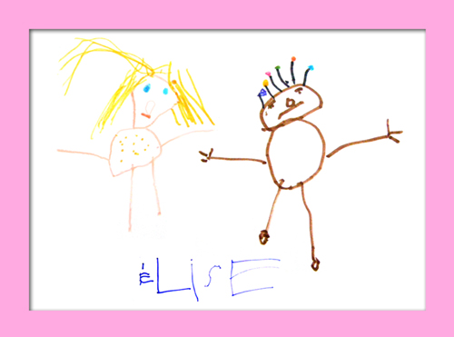 dessin d'Elise, 3 ans